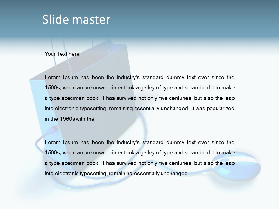 Consumer Buyer Fashion PowerPoint Template