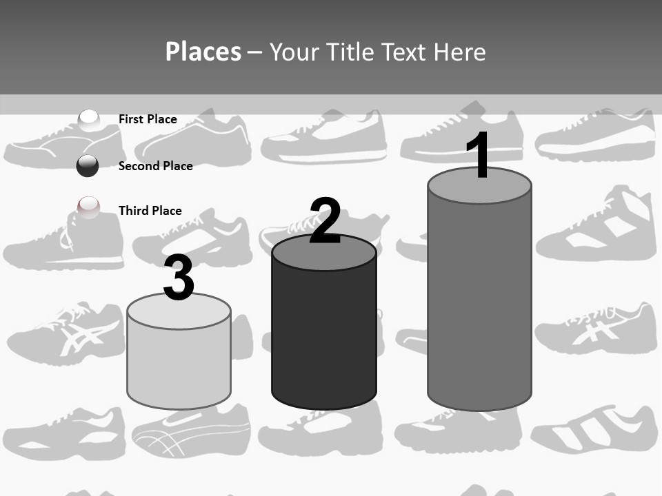 Trial Shoes Football PowerPoint Template