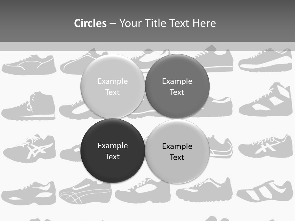 Trial Shoes Football PowerPoint Template