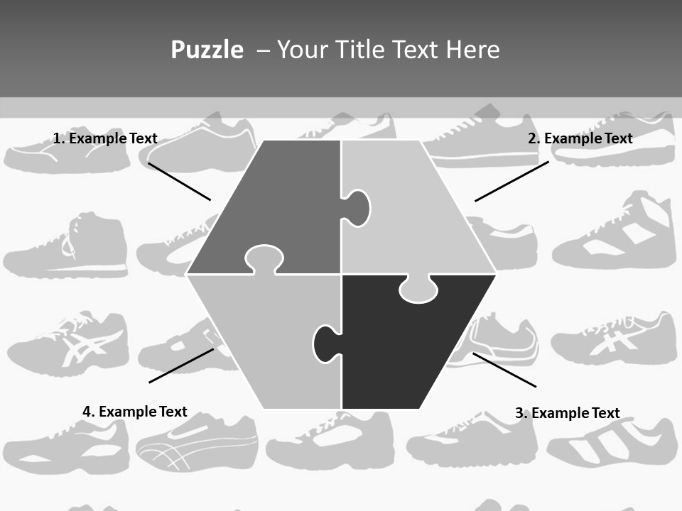 Trial Shoes Football PowerPoint Template