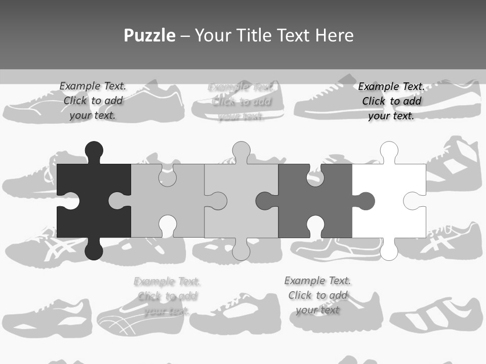 Trial Shoes Football PowerPoint Template