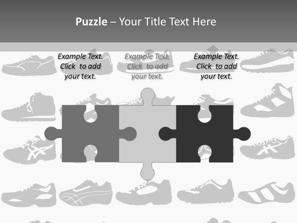 Trial Shoes Football PowerPoint Template