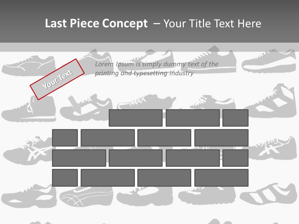 Trial Shoes Football PowerPoint Template