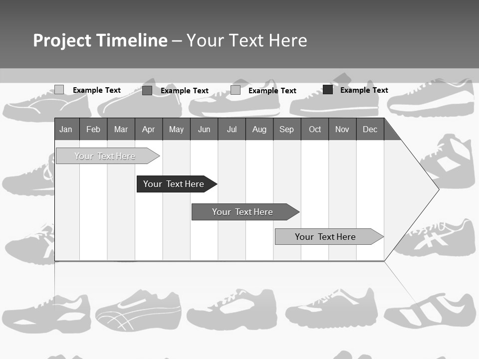 Trial Shoes Football PowerPoint Template