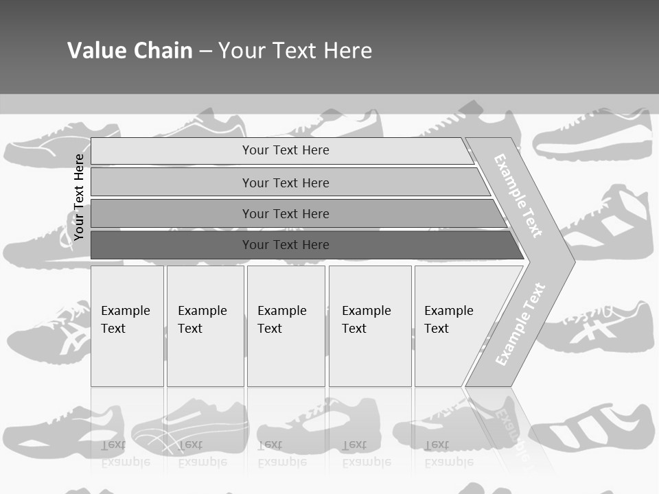 Trial Shoes Football PowerPoint Template