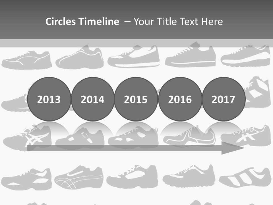 Trial Shoes Football PowerPoint Template