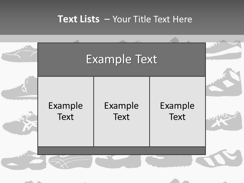 Trial Shoes Football PowerPoint Template