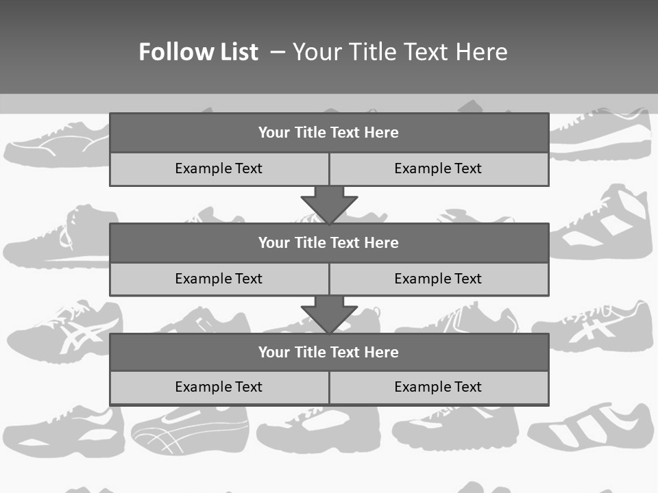 Trial Shoes Football PowerPoint Template
