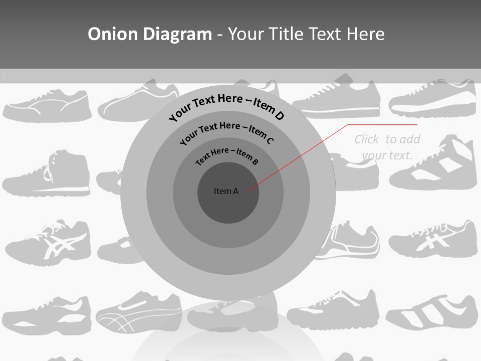 Trial Shoes Football PowerPoint Template