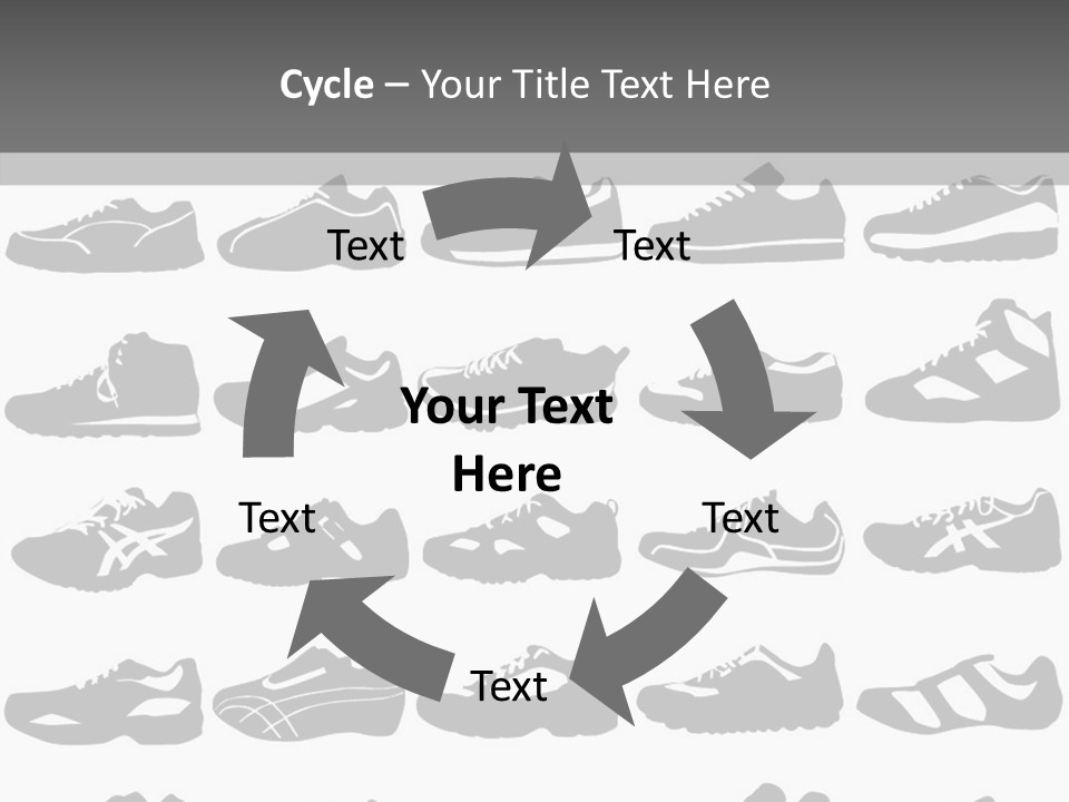 Trial Shoes Football PowerPoint Template