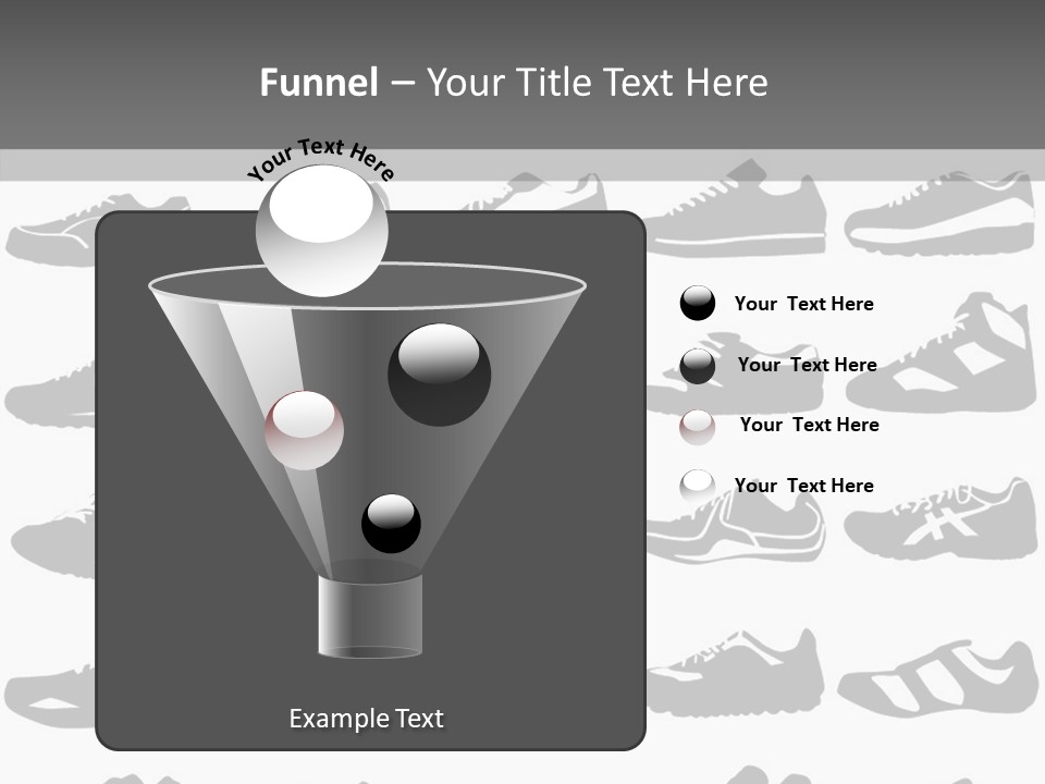 Trial Shoes Football PowerPoint Template