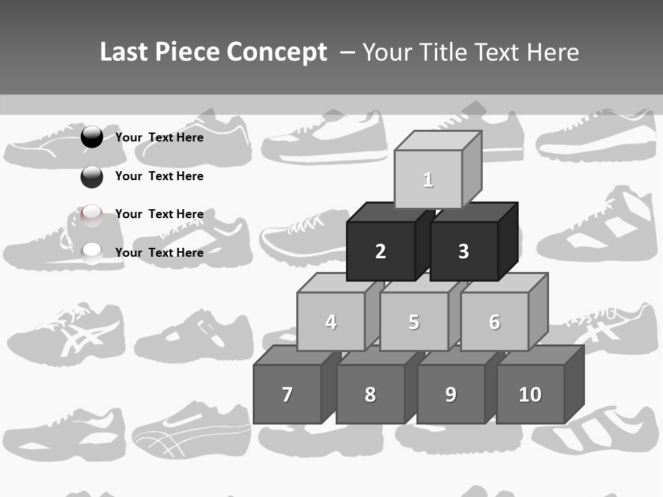 Trial Shoes Football PowerPoint Template