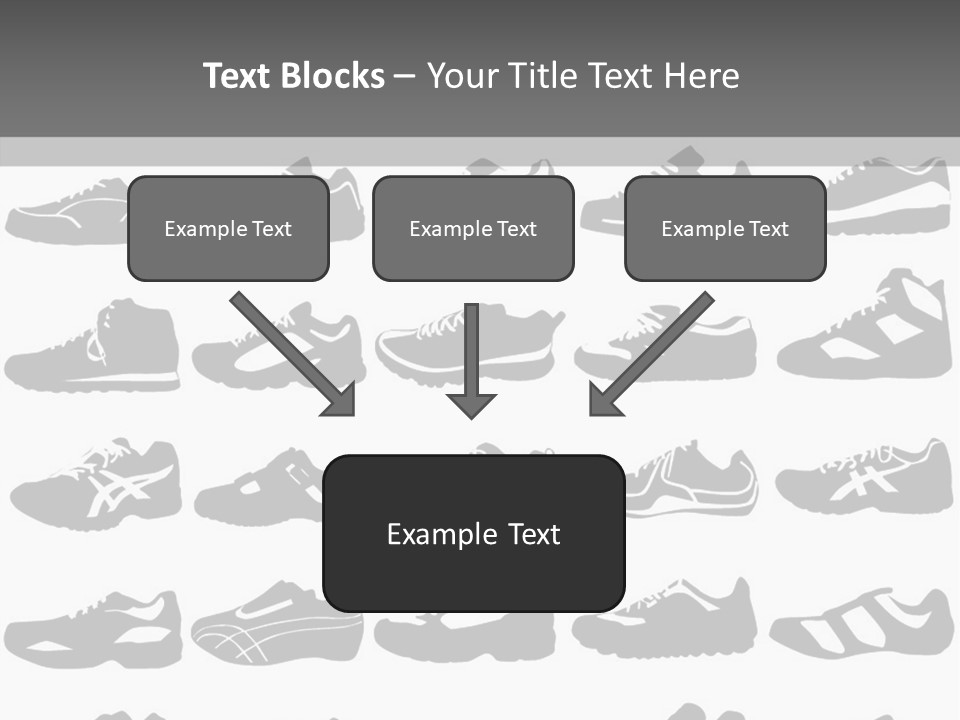 Trial Shoes Football PowerPoint Template