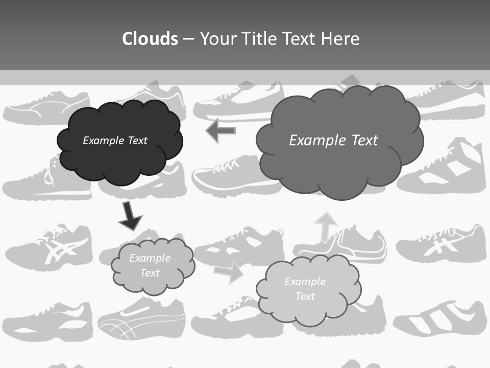 Trial Shoes Football PowerPoint Template