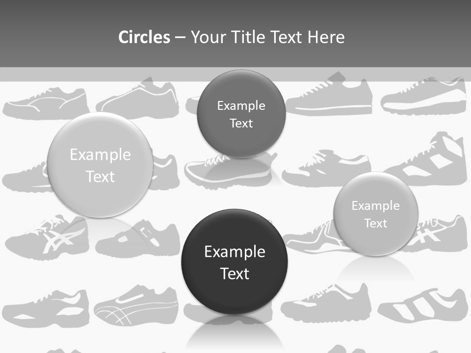 Trial Shoes Football PowerPoint Template