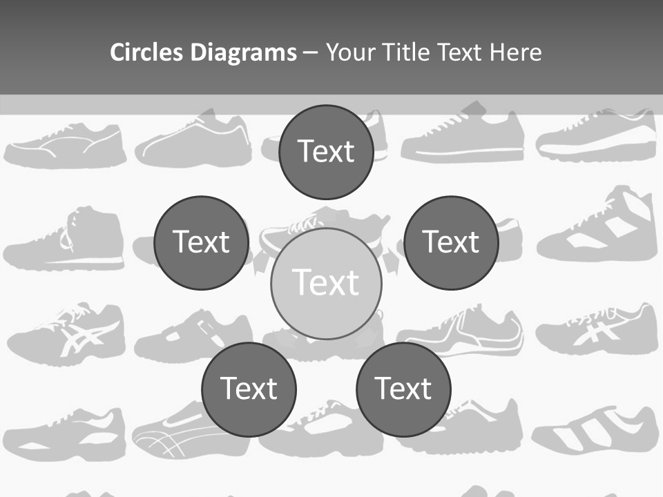 Trial Shoes Football PowerPoint Template