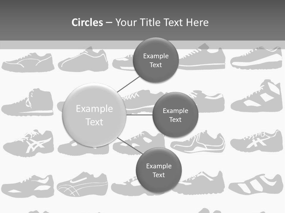 Trial Shoes Football PowerPoint Template