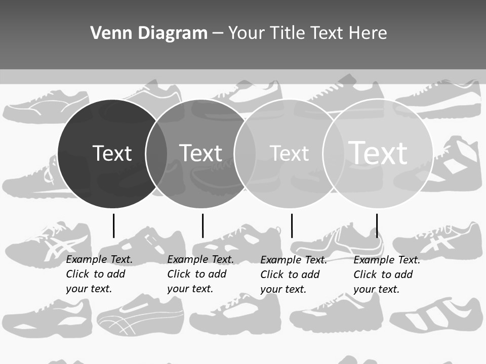 Trial Shoes Football PowerPoint Template