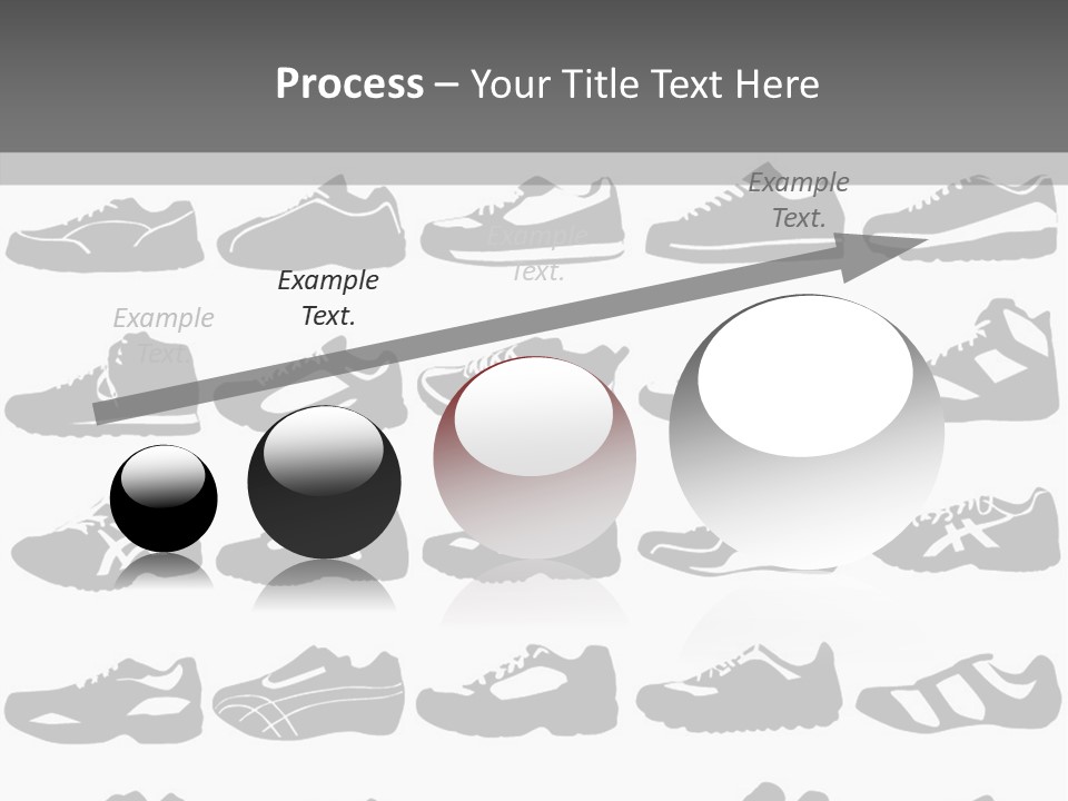 Trial Shoes Football PowerPoint Template