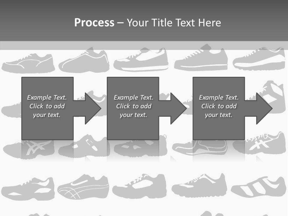 Trial Shoes Football PowerPoint Template