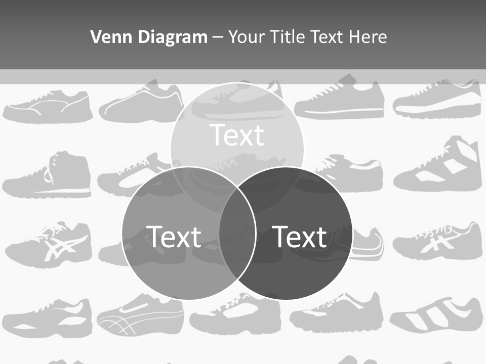 Trial Shoes Football PowerPoint Template