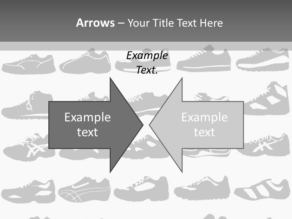 Trial Shoes Football PowerPoint Template