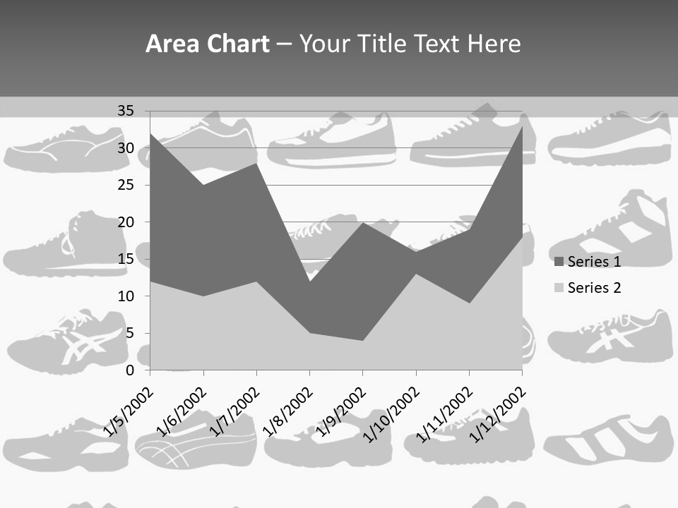 Trial Shoes Football PowerPoint Template