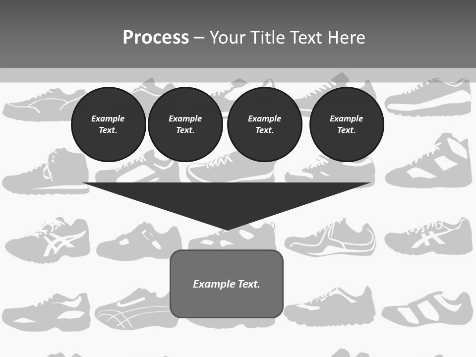 Trial Shoes Football PowerPoint Template