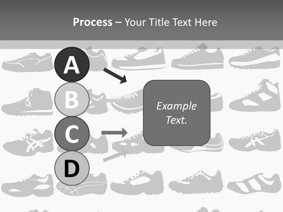 Trial Shoes Football PowerPoint Template