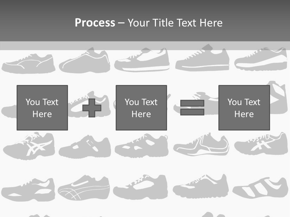 Trial Shoes Football PowerPoint Template