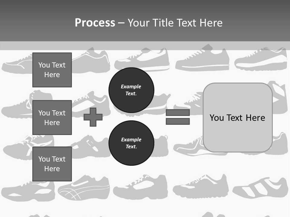 Trial Shoes Football PowerPoint Template