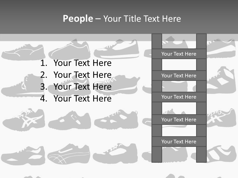 Trial Shoes Football PowerPoint Template
