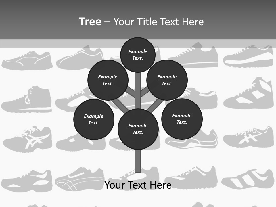 Trial Shoes Football PowerPoint Template