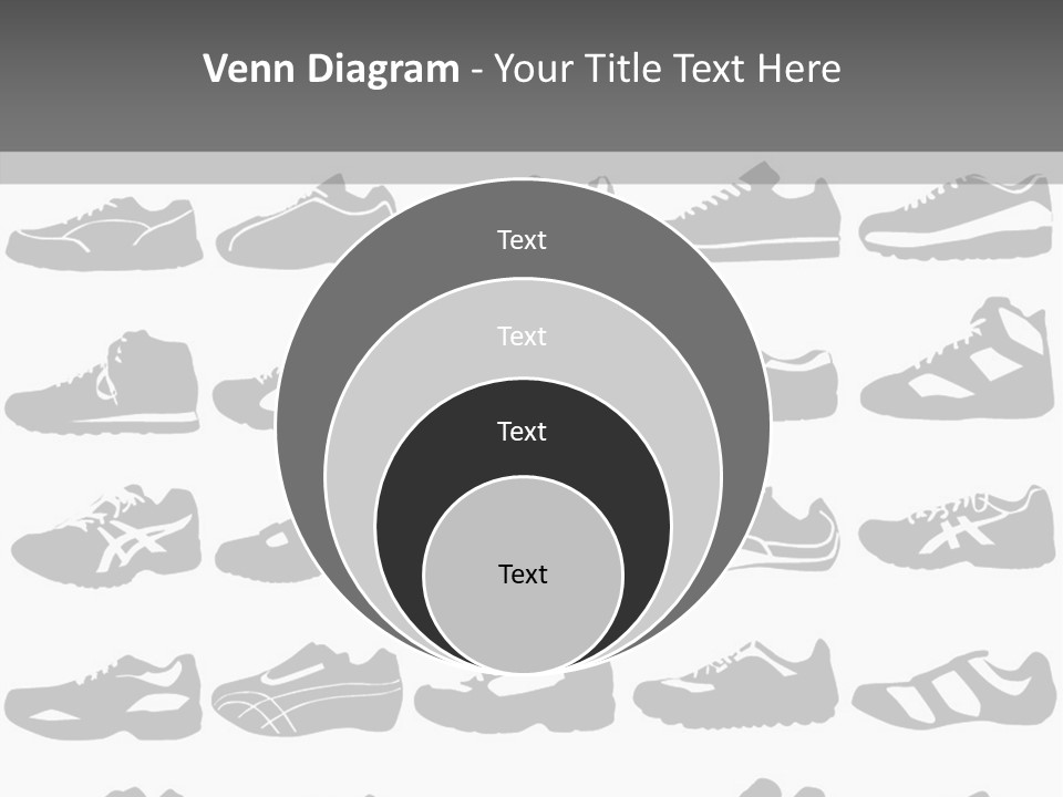 Trial Shoes Football PowerPoint Template