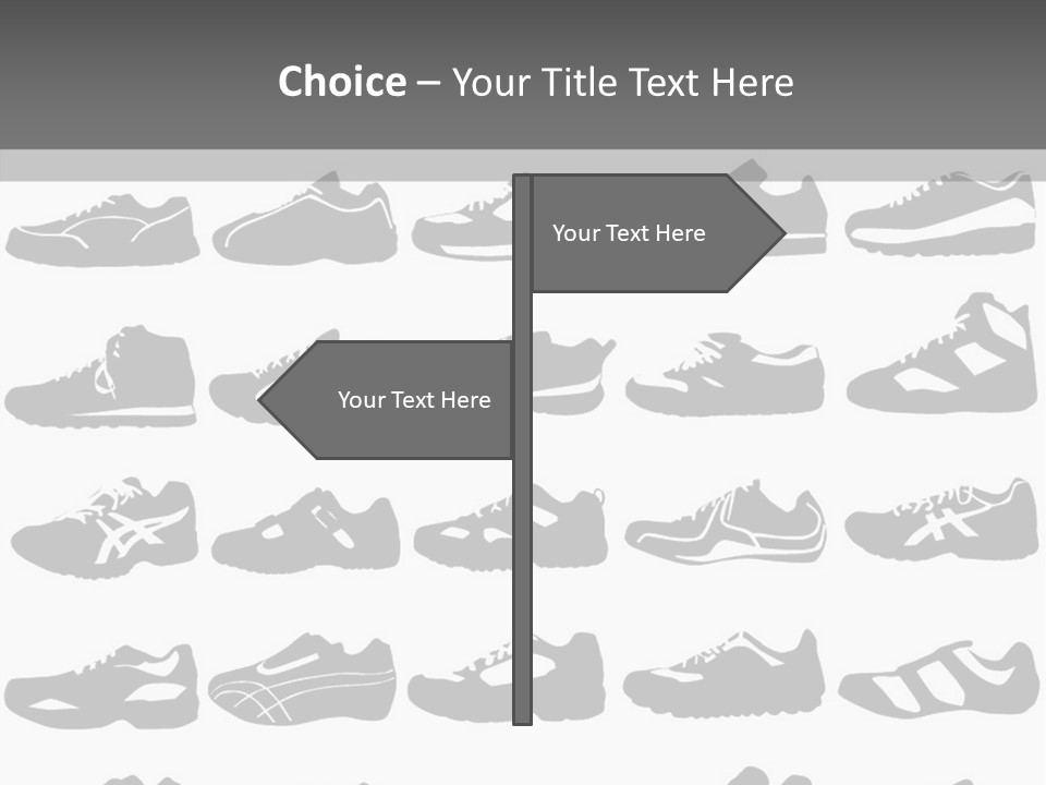 Trial Shoes Football PowerPoint Template