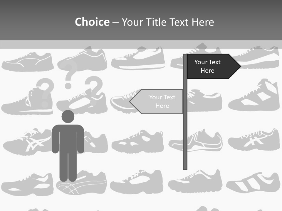 Trial Shoes Football PowerPoint Template