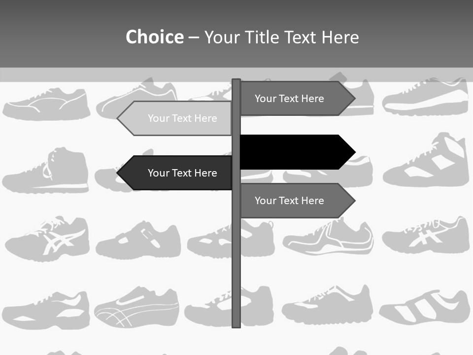 Trial Shoes Football PowerPoint Template