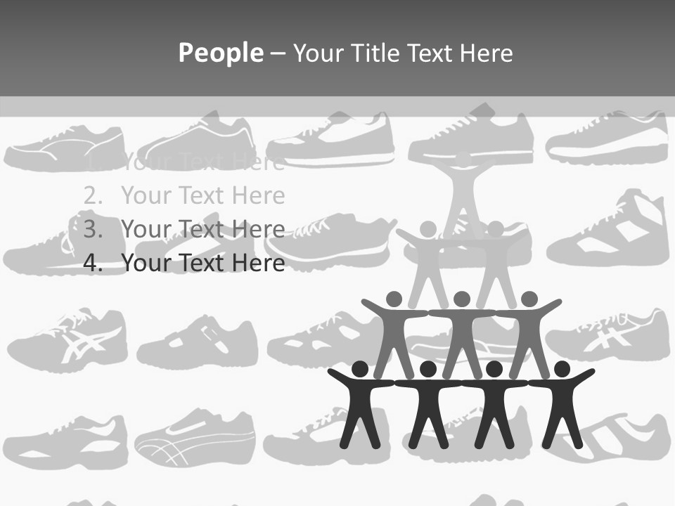 Trial Shoes Football PowerPoint Template