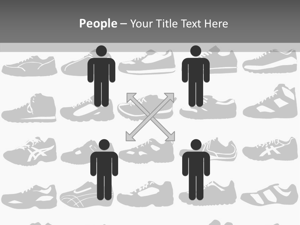 Trial Shoes Football PowerPoint Template