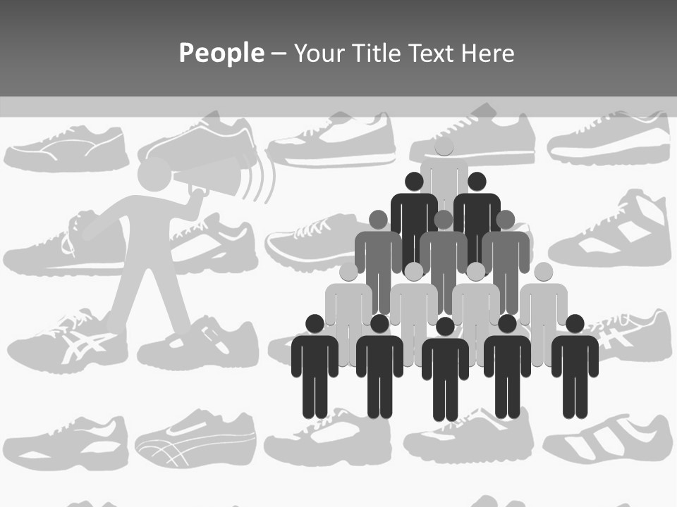 Trial Shoes Football PowerPoint Template