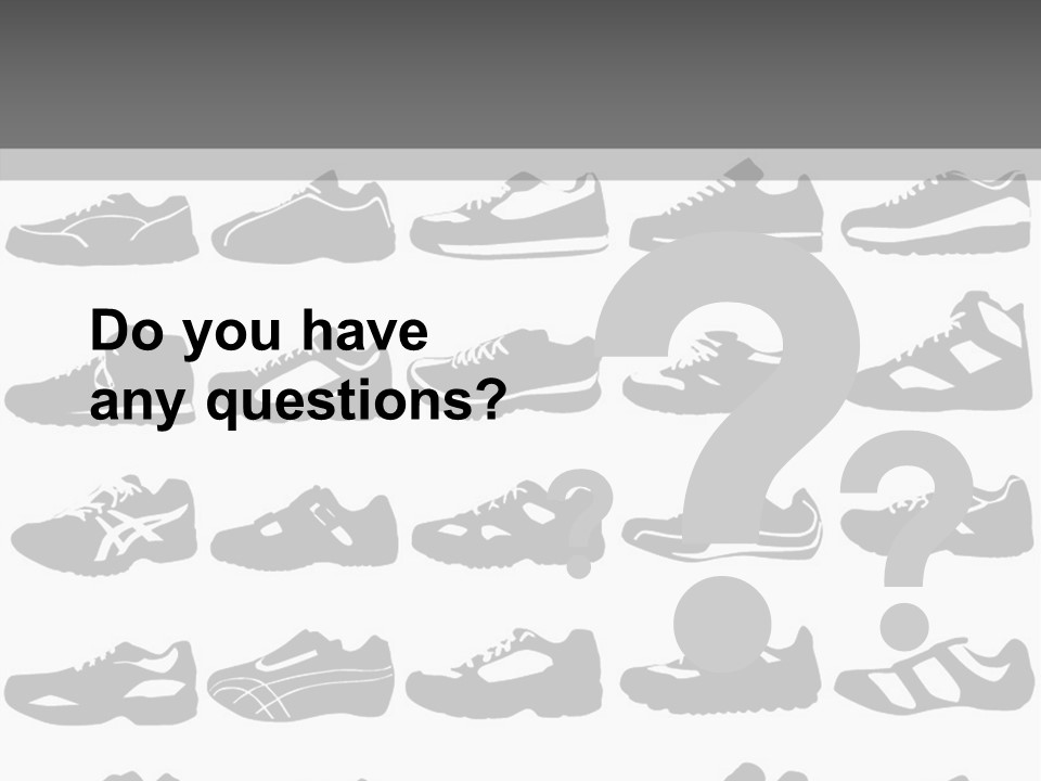 Trial Shoes Football PowerPoint Template