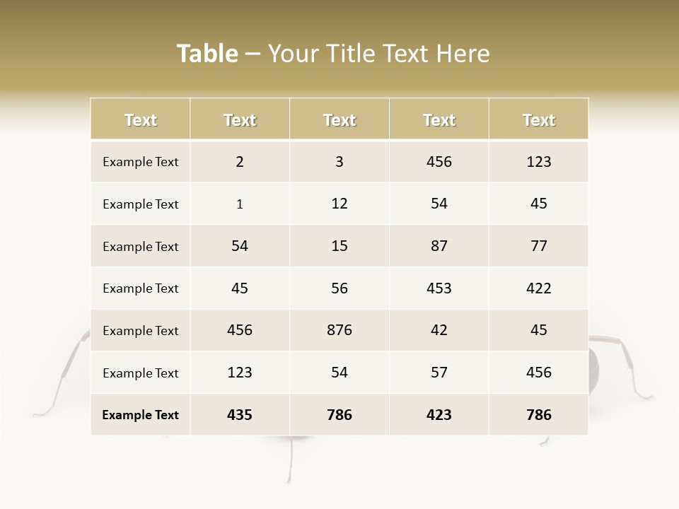 A Group Of Ants Standing Next To Each Other PowerPoint Template