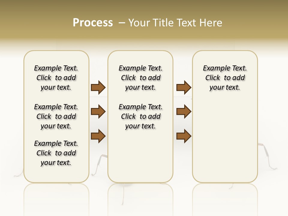 A Group Of Ants Standing Next To Each Other PowerPoint Template