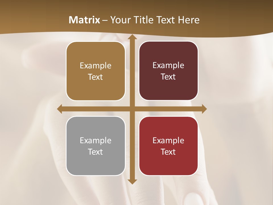 Hands Creme Moisturizer PowerPoint Template