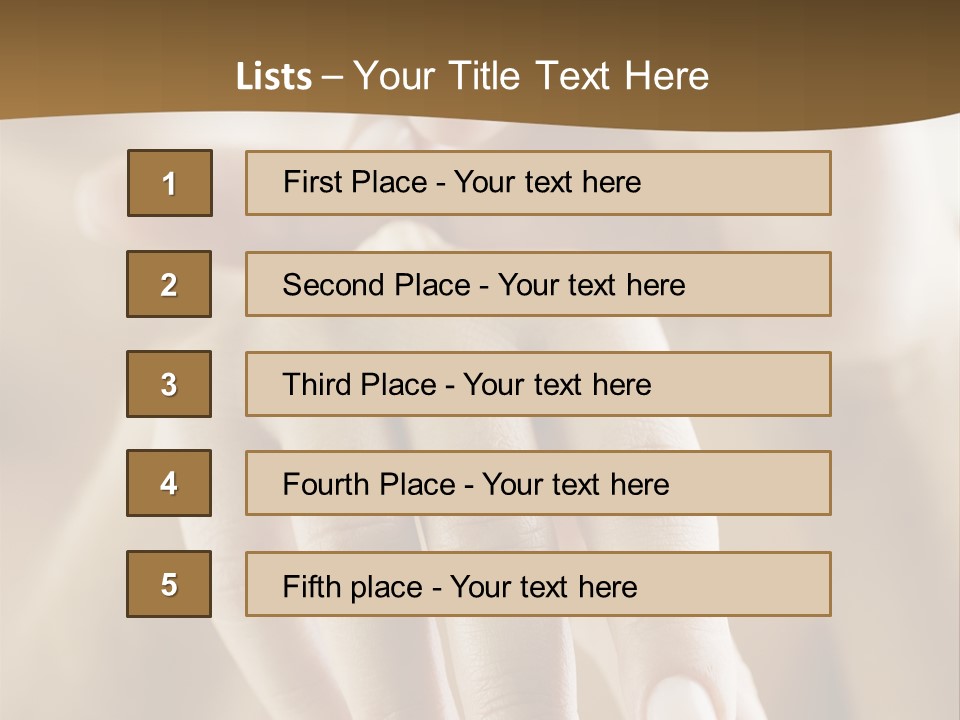 Hands Creme Moisturizer PowerPoint Template