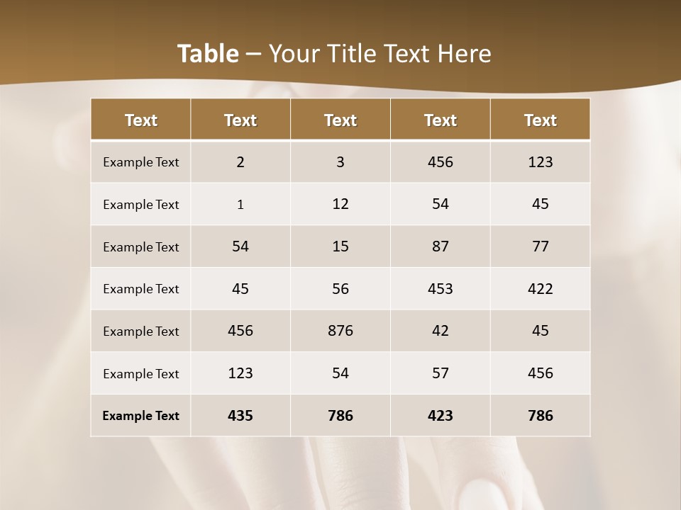 Hands Creme Moisturizer PowerPoint Template