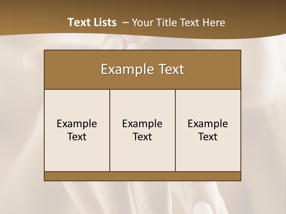 Hands Creme Moisturizer PowerPoint Template