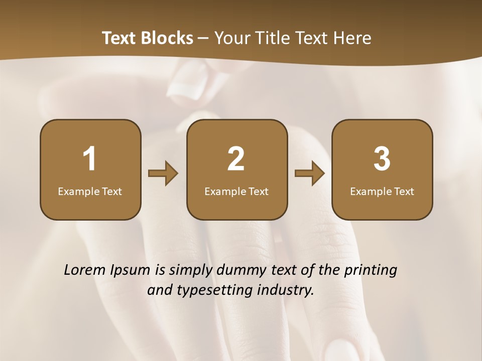 Hands Creme Moisturizer PowerPoint Template