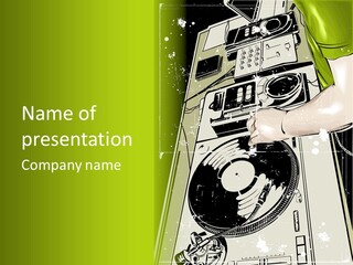 Industry Rock Instrument PowerPoint Template