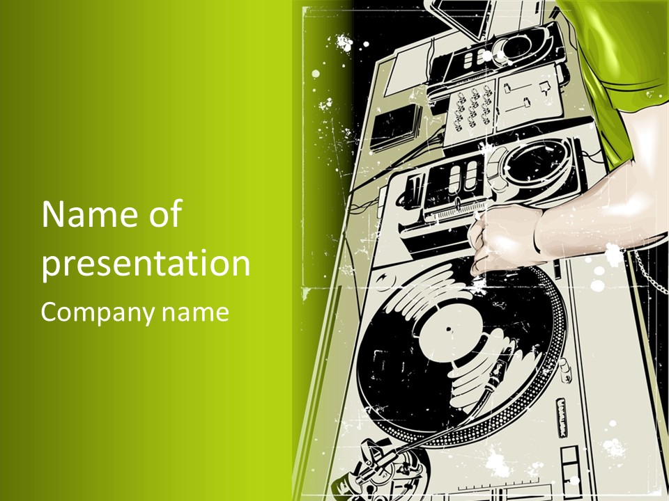 Industry Rock Instrument PowerPoint Template